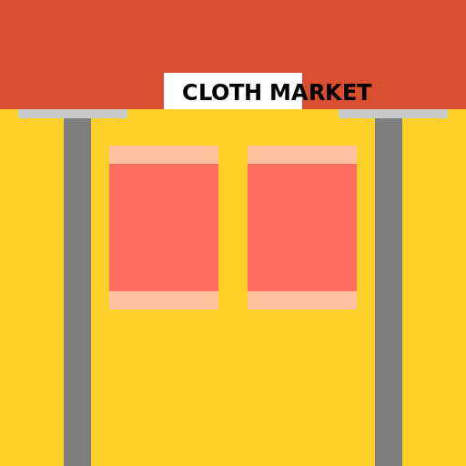Colorful Cloth Market - DrawGPT