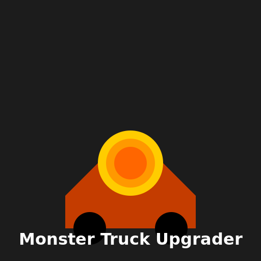 Monster Truck Upgrader Logo - DrawGPT