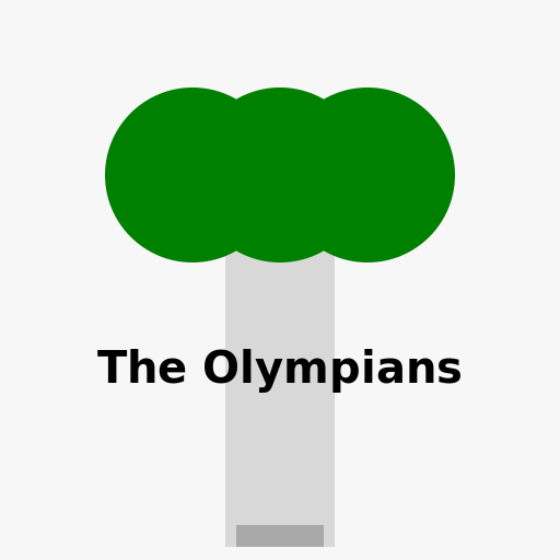 Majestic Ancient Greek Column with Olympic Flame and Laurel Wreath - DrawGPT