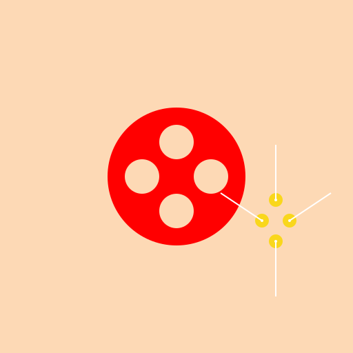 Power Fist Holding Dandelion with Blowing Seeds Anime Style - DrawGPT