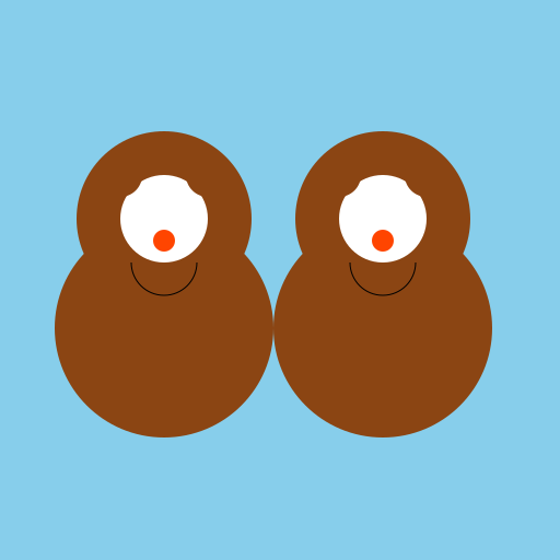 Two Adult Bear Couples Animated Group Picture - DrawGPT