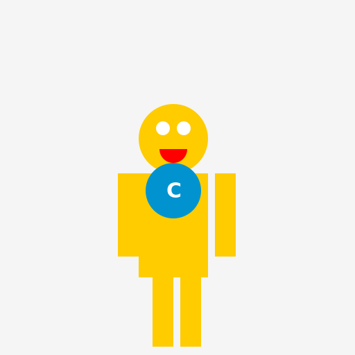 Kid with Carrefour Logo - DrawGPT