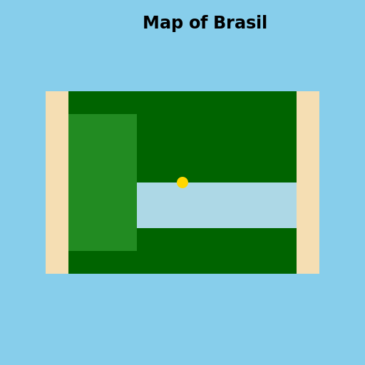 Map of Brasil - DrawGPT