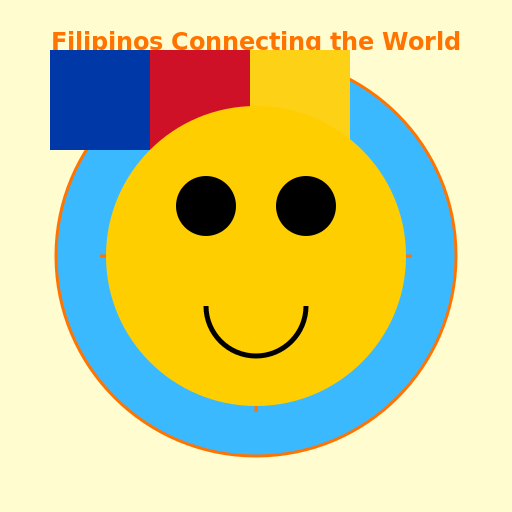 Filipinos Connecting the World - DrawGPT