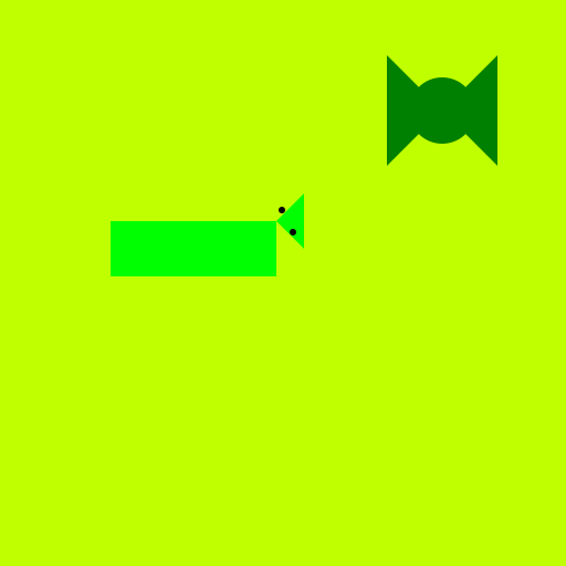 Weed Snake Game Logo - DrawGPT