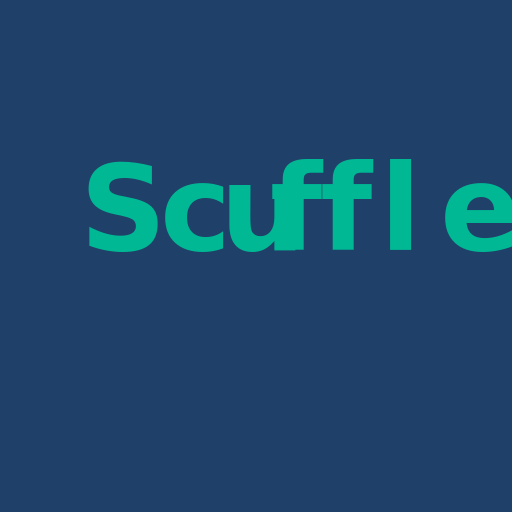 Scuffle written in green cool background - DrawGPT