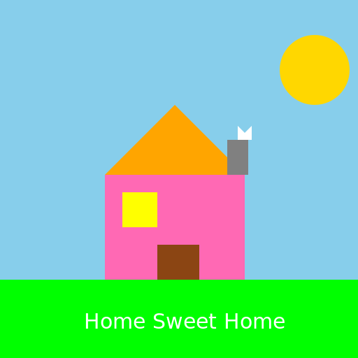 Colorful House - DrawGPT