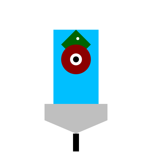 Peacock Shaped Lamp - DrawGPT