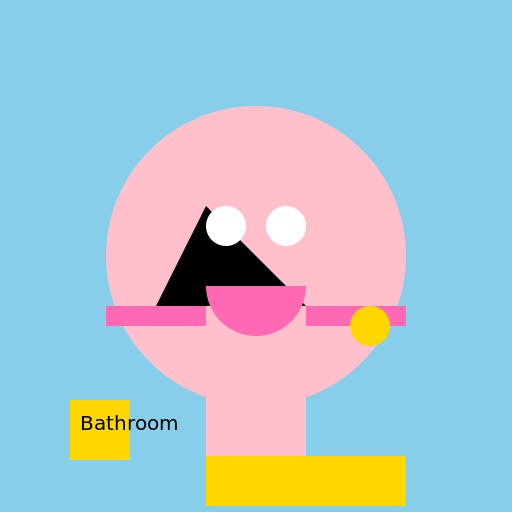 Desperate Bathroom Break - DrawGPT