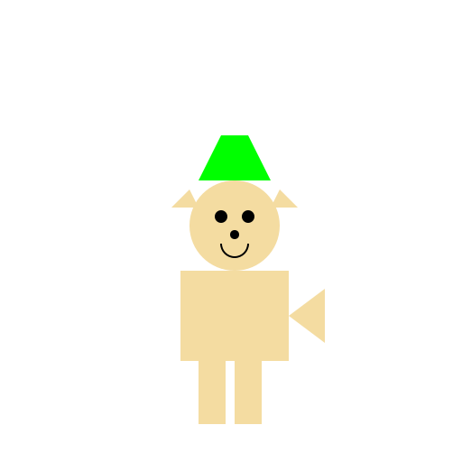 Dog wearing a Green Hat - DrawGPT