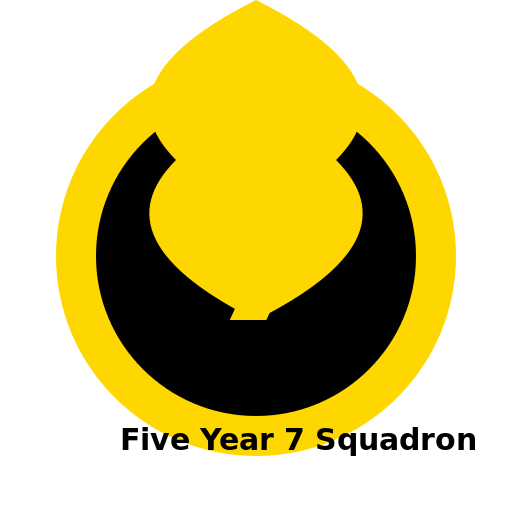 Five Year 7 Squadron Badge - DrawGPT
