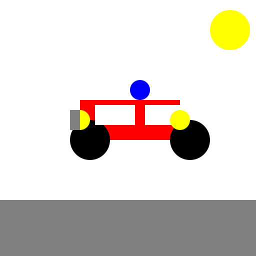 Person Driving a Car - DrawGPT