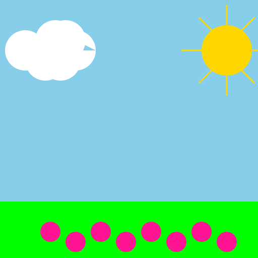 Meadow with Flowers - DrawGPT