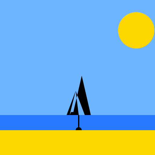 Hiking on the Shore - DrawGPT