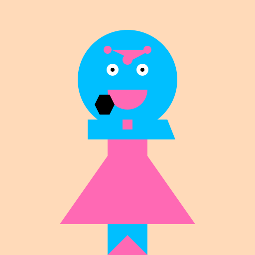 Hatsune Miku in Princess Peach's Dress - DrawGPT