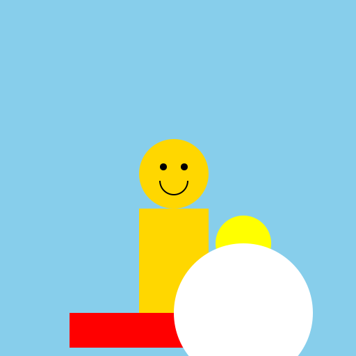 Man Throwing a Lemon into a Bucket - DrawGPT