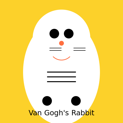 Rabbit Draw by Van Gogh - DrawGPT