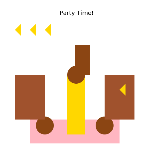 Animal Party on the Bed - DrawGPT