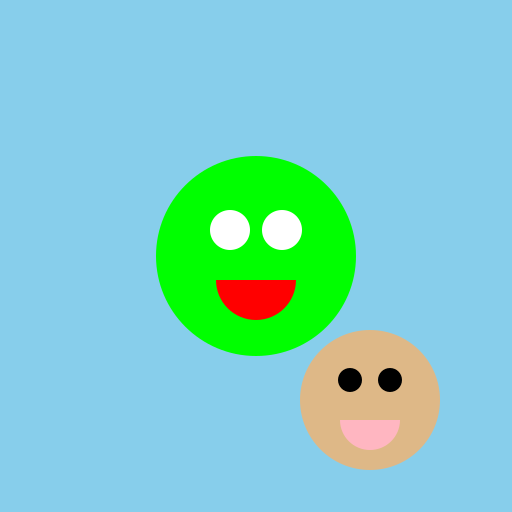 Slimer Man and Coconut Boy - DrawGPT