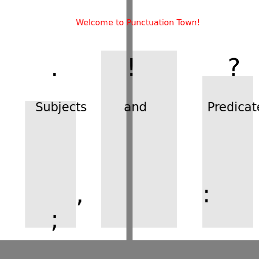 A Town Full of Punctuation and Citizens with Subjects and Predicates - DrawGPT