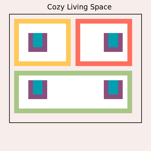 Cozy Open-Concept Living Space - DrawGPT