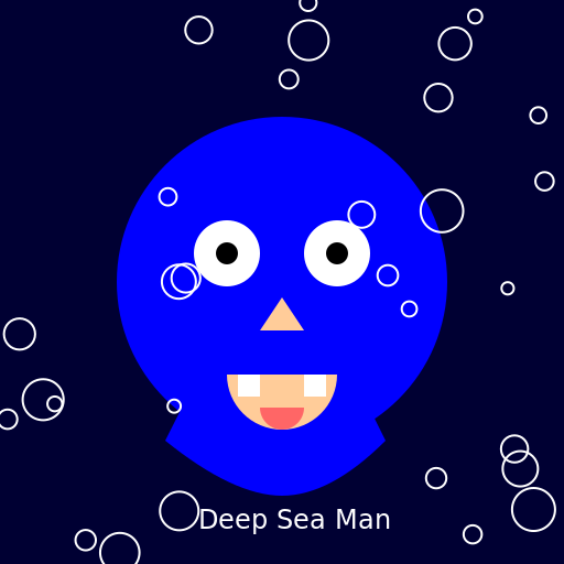 Deep Sea Man - DrawGPT