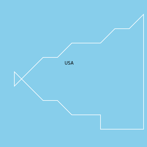 Map of the USA - DrawGPT