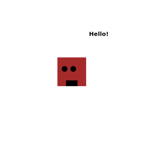 Dog Saying Hello - DrawGPT
