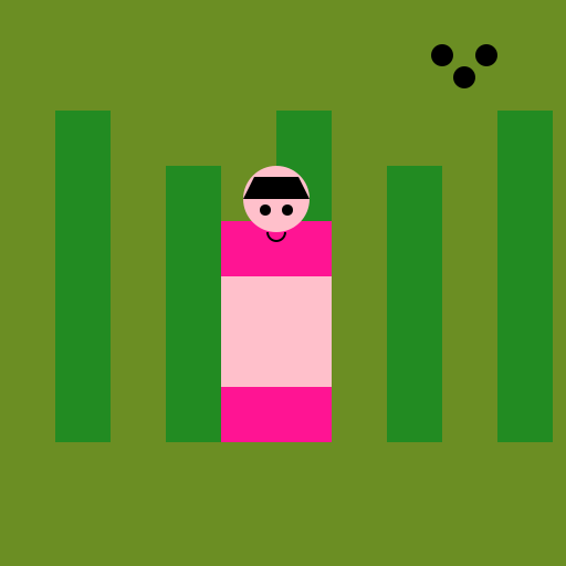 Filipina with Traditional Dress in a Forest - DrawGPT