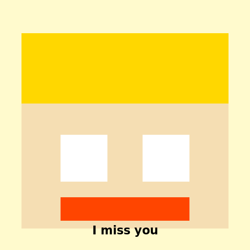 Trump's Miss You Message - DrawGPT
