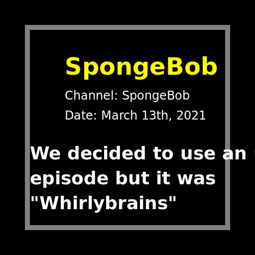 We decided to use an unknown episode but it was - DrawGPT