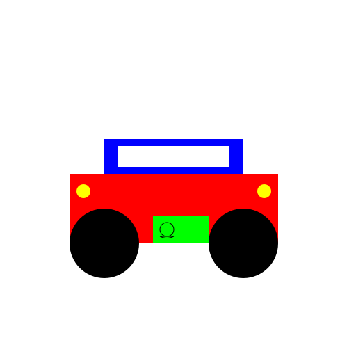 A Colorful Car - DrawGPT