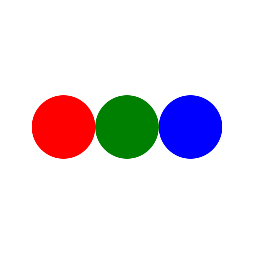 Three Colorful Dots - DrawGPT