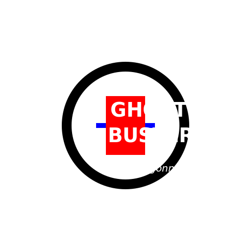 Burst Pipe with Ghostbusters Sign Logo - DrawGPT