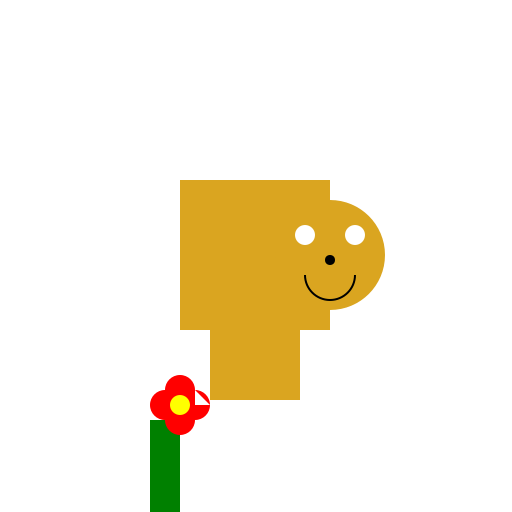 Lion and flower - DrawGPT