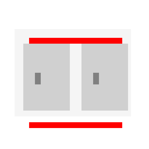 Kitchen Cabinet with Edge-Proof Silicone - DrawGPT