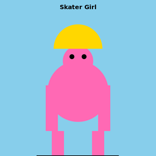 Skater Girl - DrawGPT