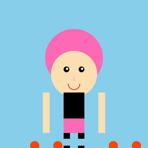 Skater Girl - DrawGPT