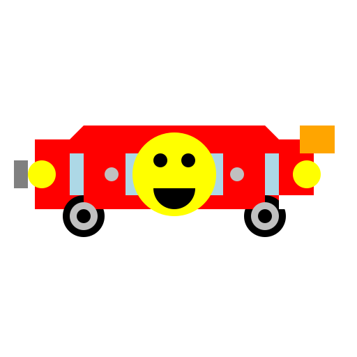 Colorful Car - DrawGPT