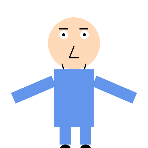 Teen standing front - DrawGPT
