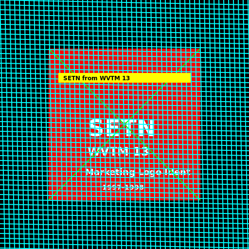 VHS of SETN from WVTM 13 marketing logo ident 1997-1998 - DrawGPT