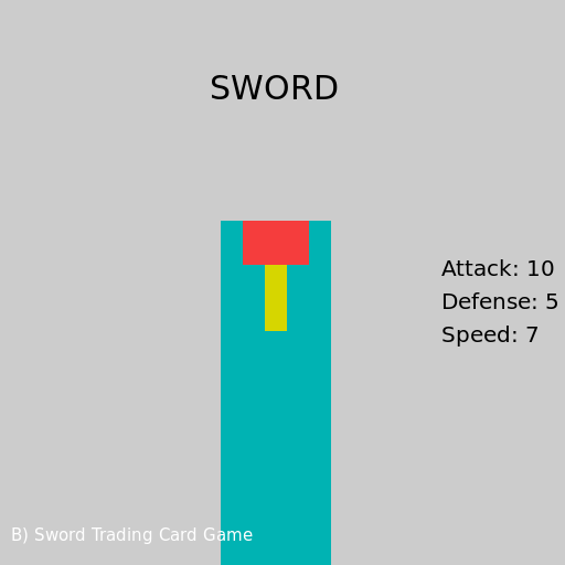 Sword Trading Card Game - AI Prompt #11090 - DrawGPT