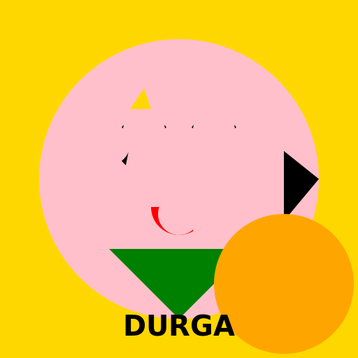 Durga - The Divine Warrior - DrawGPT