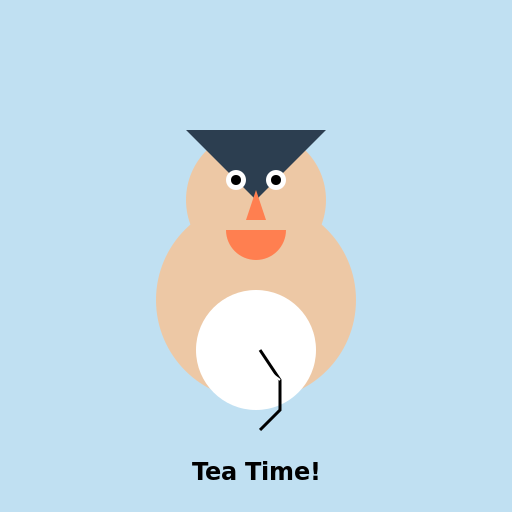 Hiker with Cup of Tea - DrawGPT