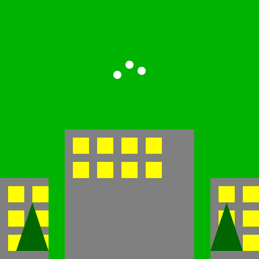 Modern City in the Forest - DrawGPT