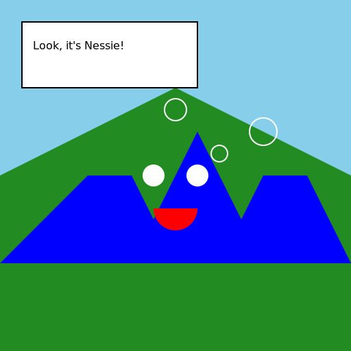 Scottish Mythical Creature Comic - DrawGPT