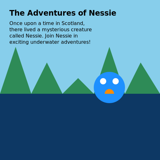 Scottish Mythical Creature Comic - DrawGPT