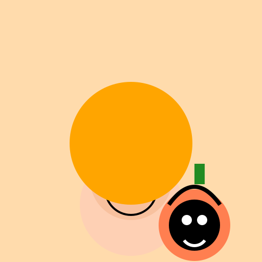 Young Kid with a Big Smile Holding a Pumpkin Basket - DrawGPT