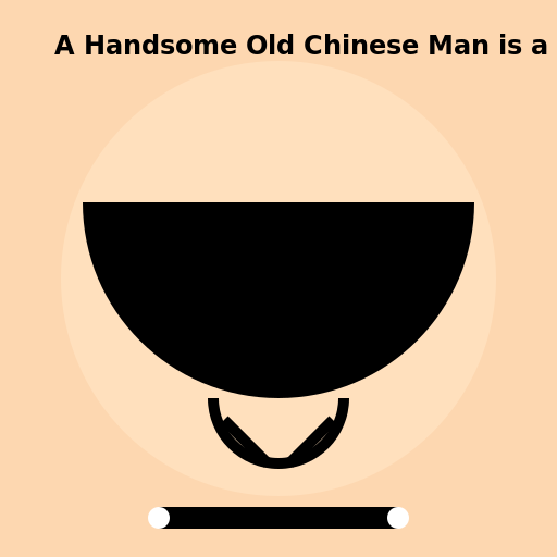 A Handsome Old Chinese Man is a Speaker - DrawGPT