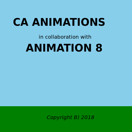 Sunny Day with Ground and Copyright Date 2018 - DrawGPT